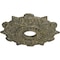 Ekena Millwork Preston Ceiling Medallion (Fits Canopies up to 4"), 17 1/2"OD x 4"ID x 1"P, Witch Hazel Crackle CM17PRWHC - alternate 2